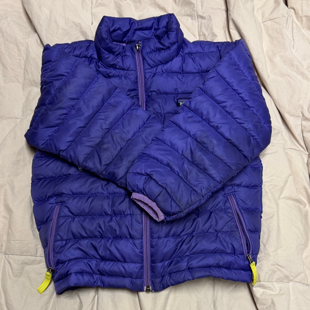 Kids Purple Puffer Jacket 5T
